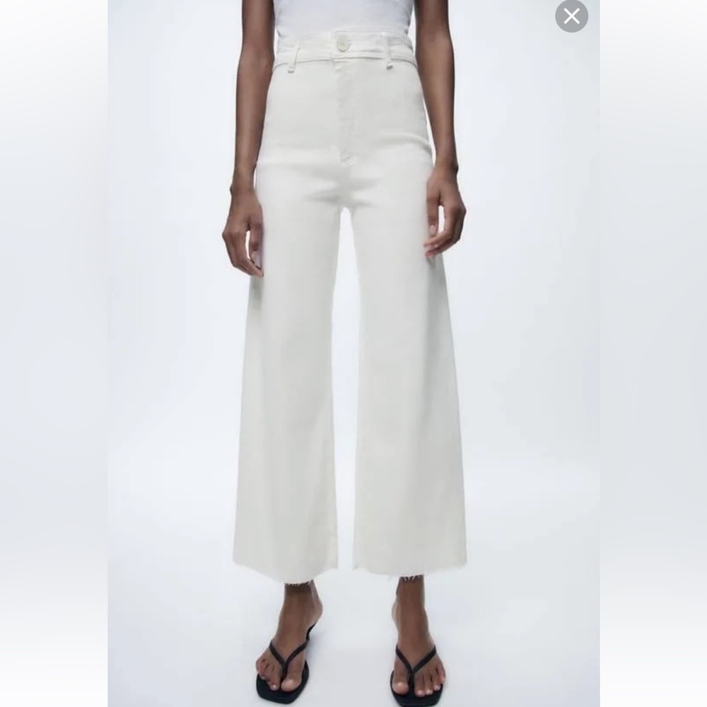 High waisted marine straight jeans